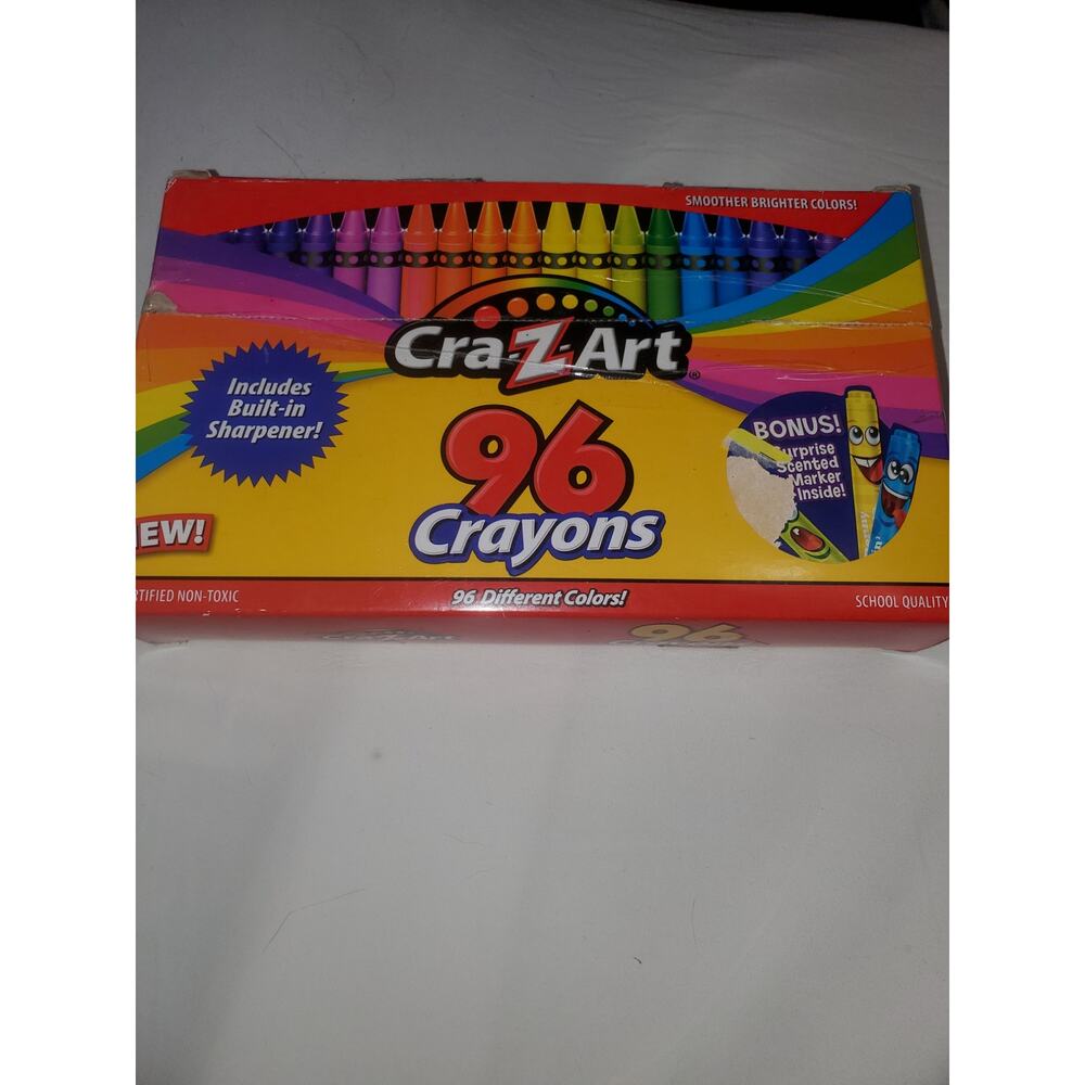 Cra Z Art 96 Crayons with built-in sharpener